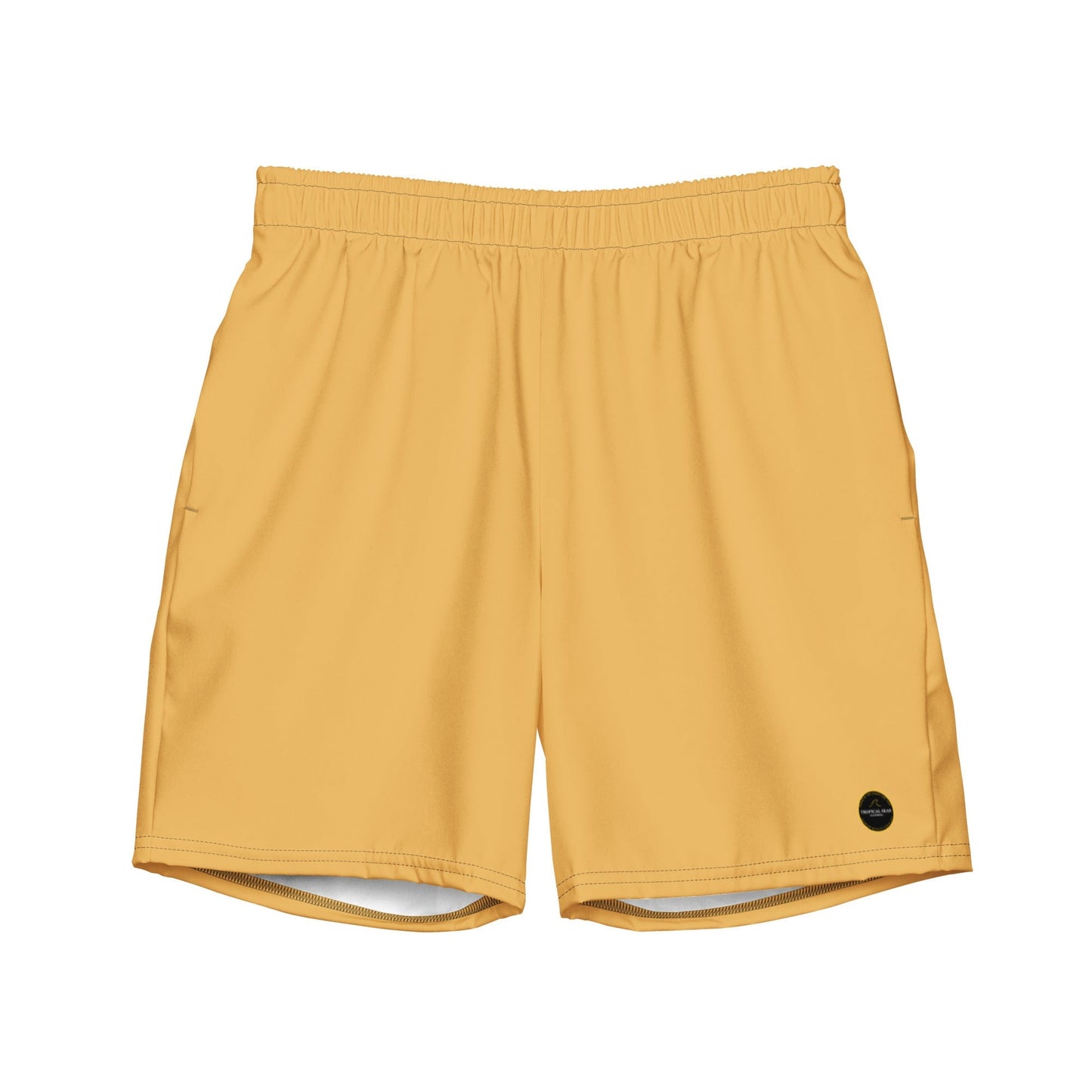 men's gold eco board shorts by tropical seas clothing