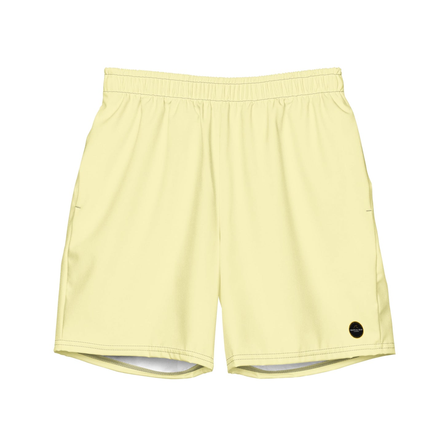 men's yellow eco board shorts by tropical seas clothing