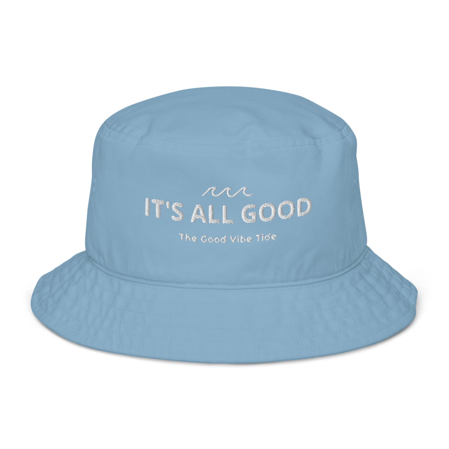 organic it's all good bucket hat by tropical seas clothing