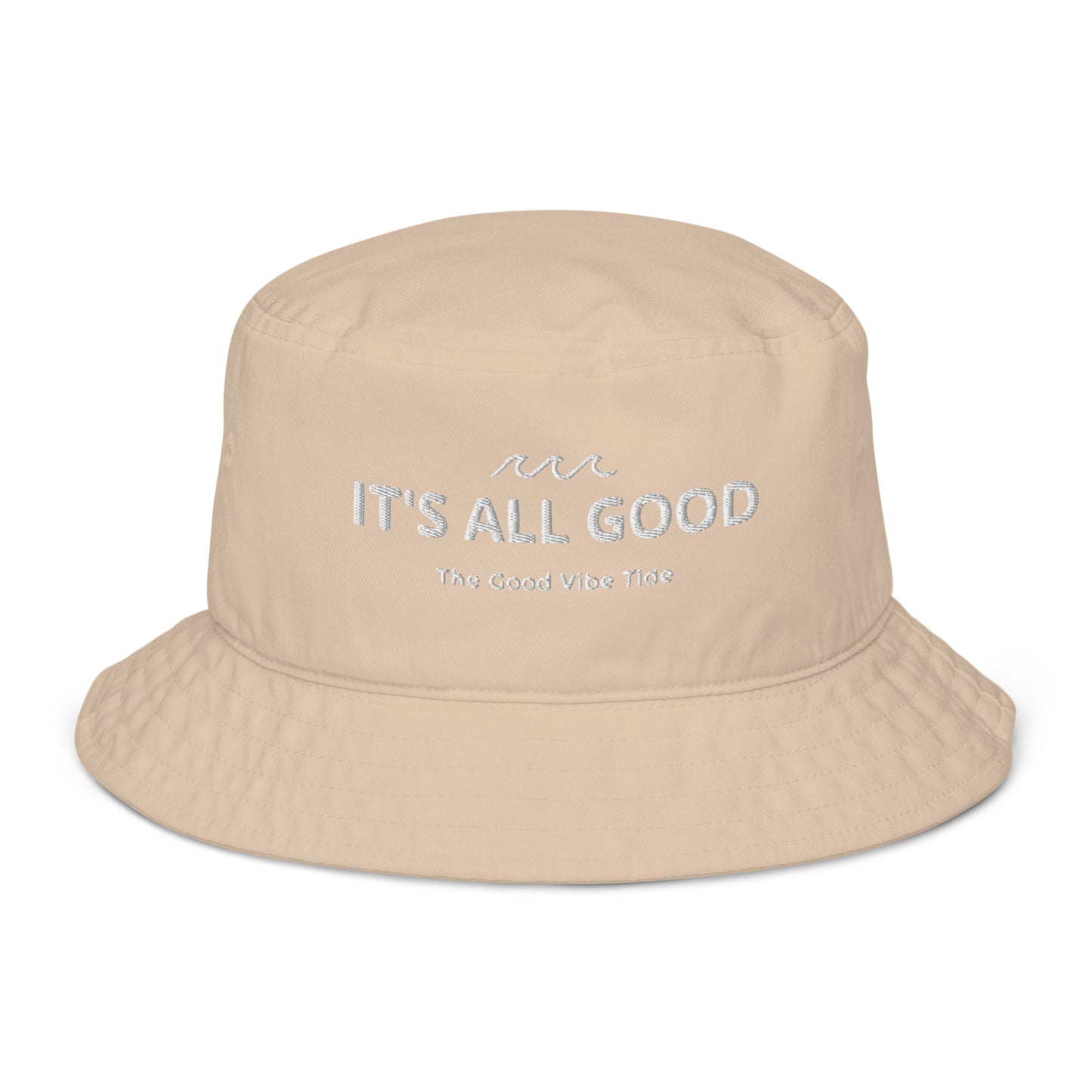 organic it's all good bucket hat by tropical seas clothing