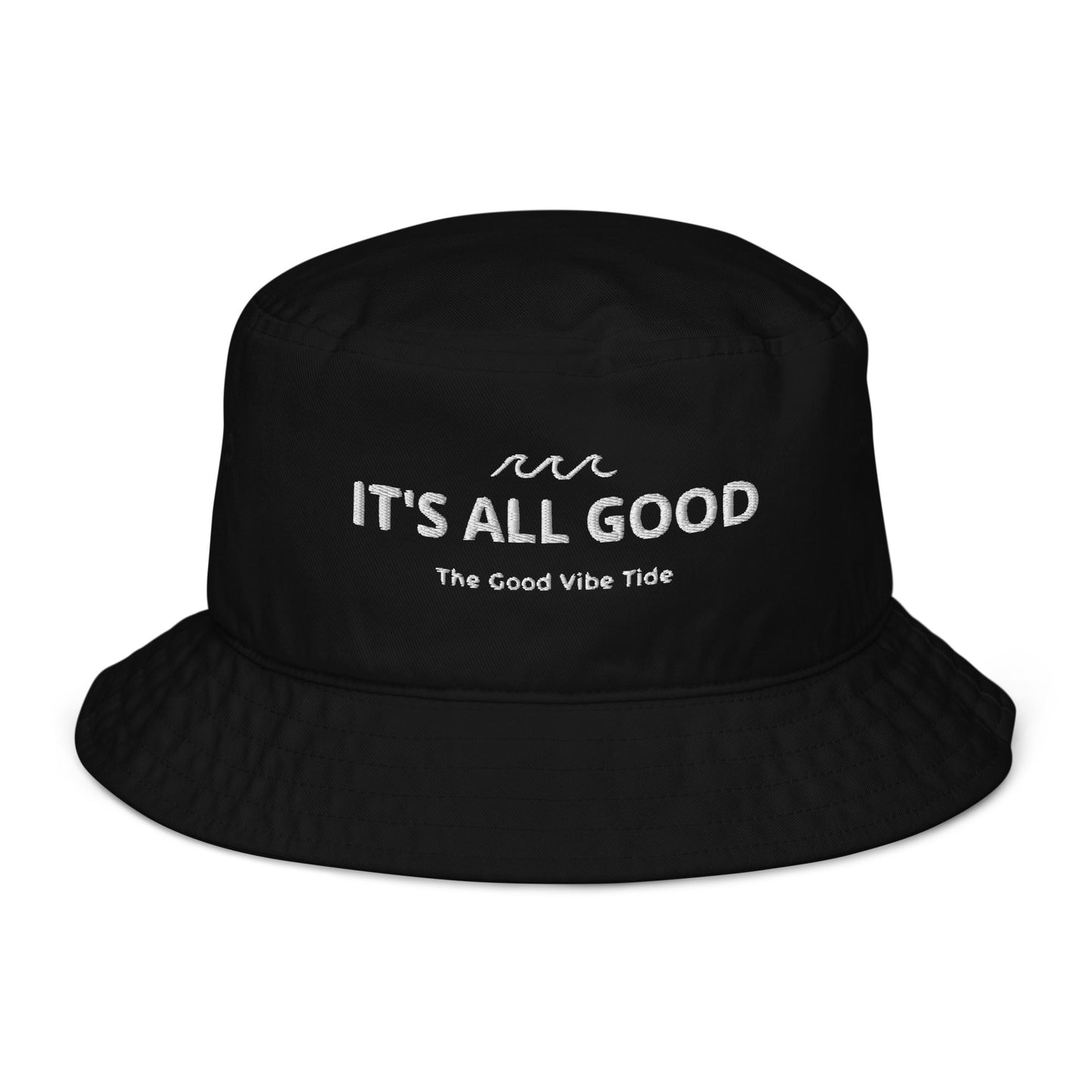 organic it's all good bucket hat by tropical seas clothing