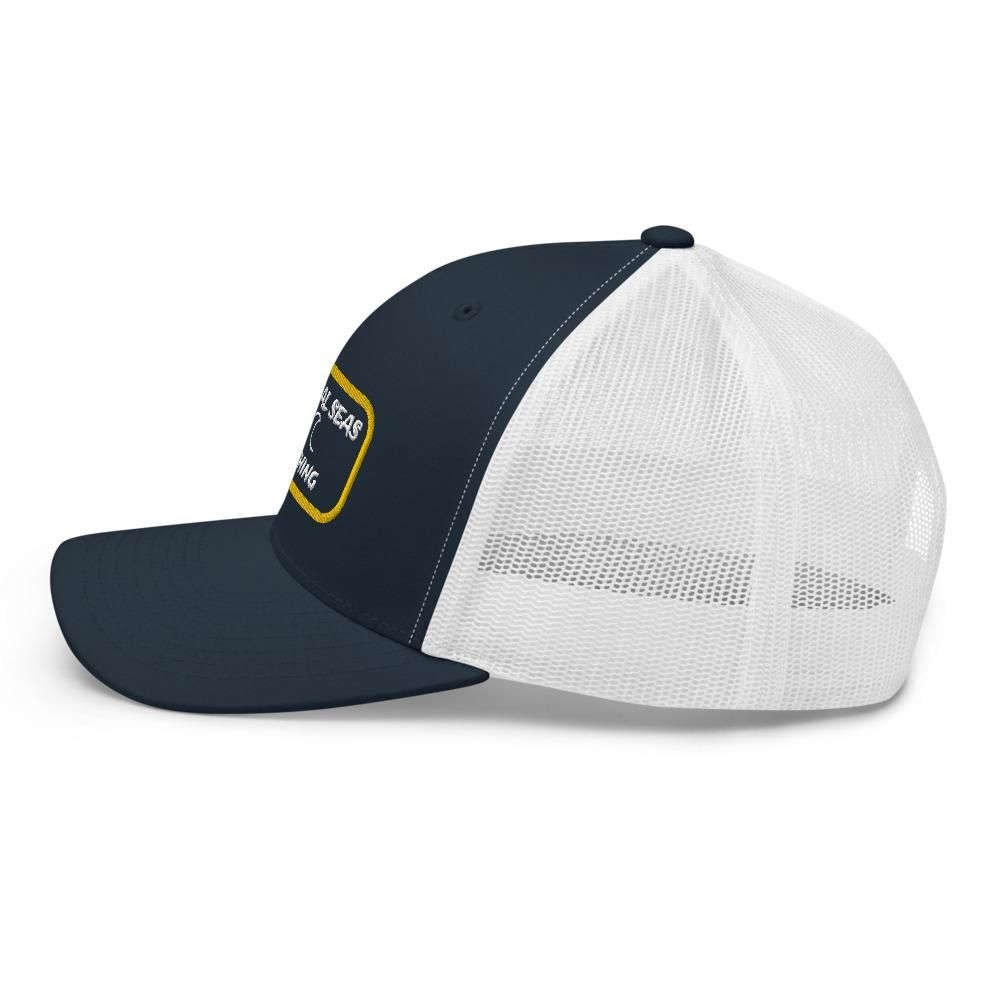 lone fin trucker hat by tropical seas clothing