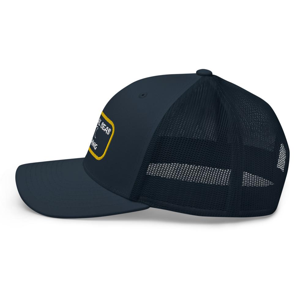 lone fin trucker hat by tropical seas clothing