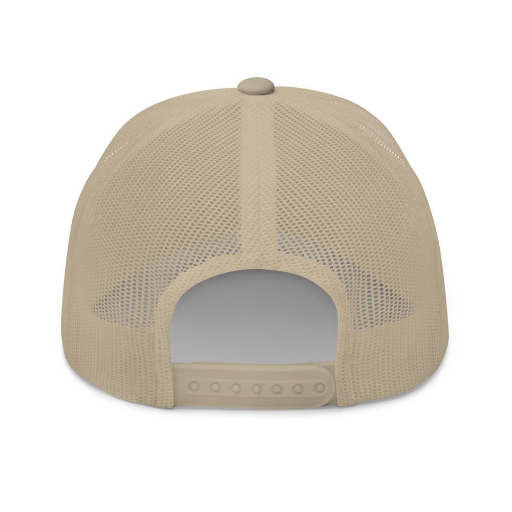 lone fin trucker hat by tropical seas clothing