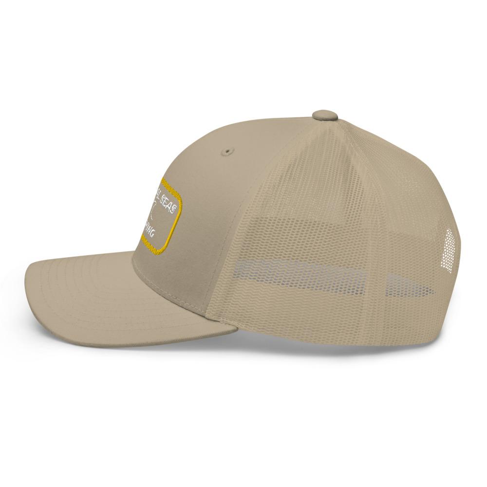 lone fin trucker hat by tropical seas clothing