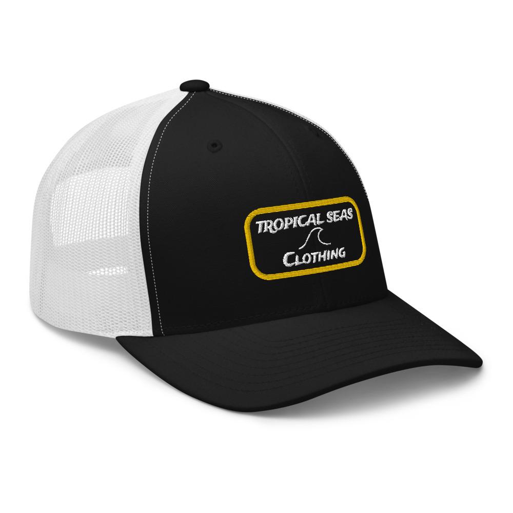 lone fin trucker hat by tropical seas clothing