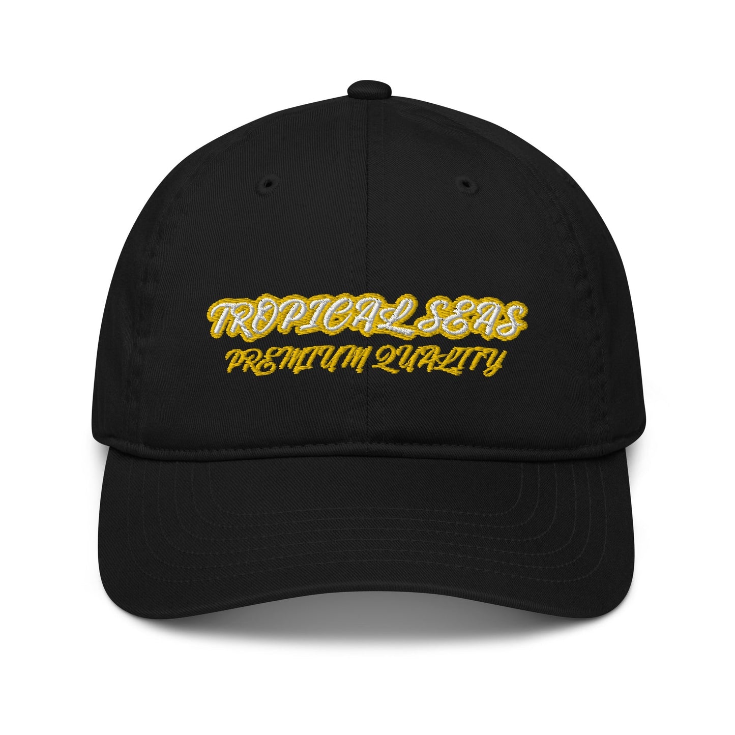 organic premium quality tropical seas dad hat by tropical seas clothing