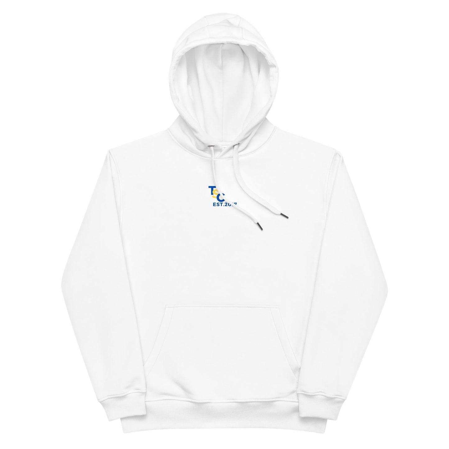 tsc established 2017 center logo hoodie by tropical seas clothing