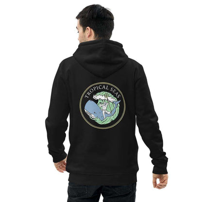 Neptune’s Whale Ride Unisex essential eco hoodie by Tropical Seas Clothing