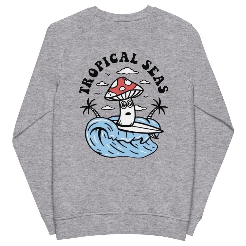 trippy dippy organic sweatshirt by tropical seas clothing