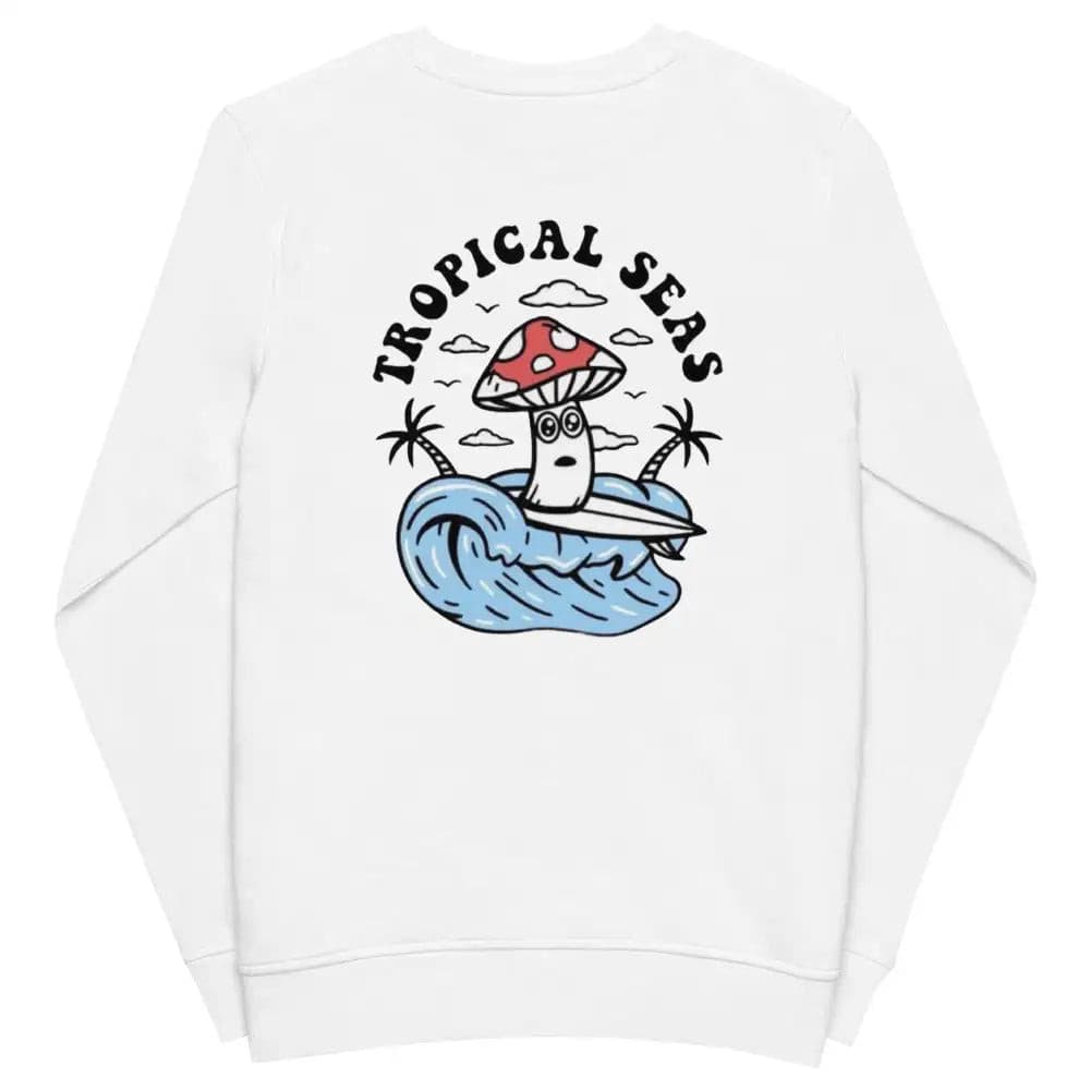 trippy dippy organic sweatshirt by tropical seas clothing