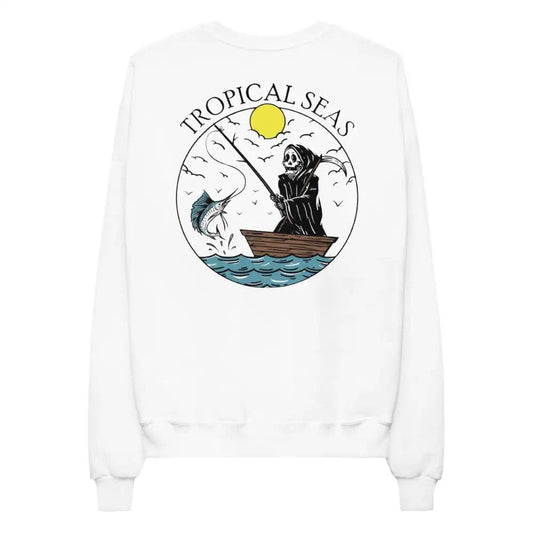 Men's Trolling Reaper Fleece Sweatshirt by Tropical Seas Clothing