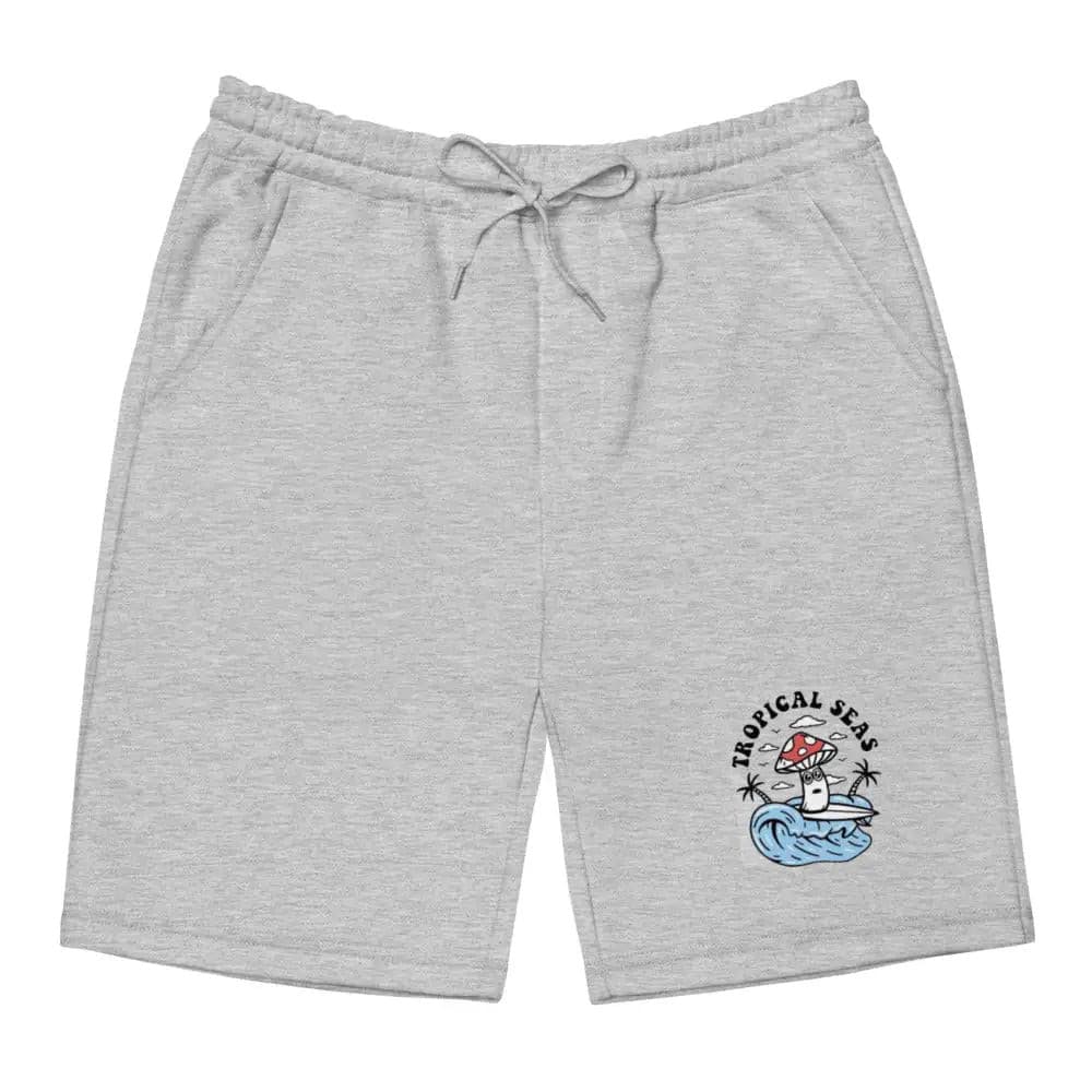 men's mushroom fleece shorts by tropical seas clothing