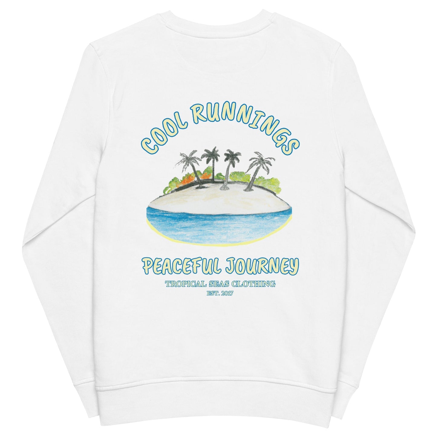 cool runnings organic sweatshirt by tropical seas clothing