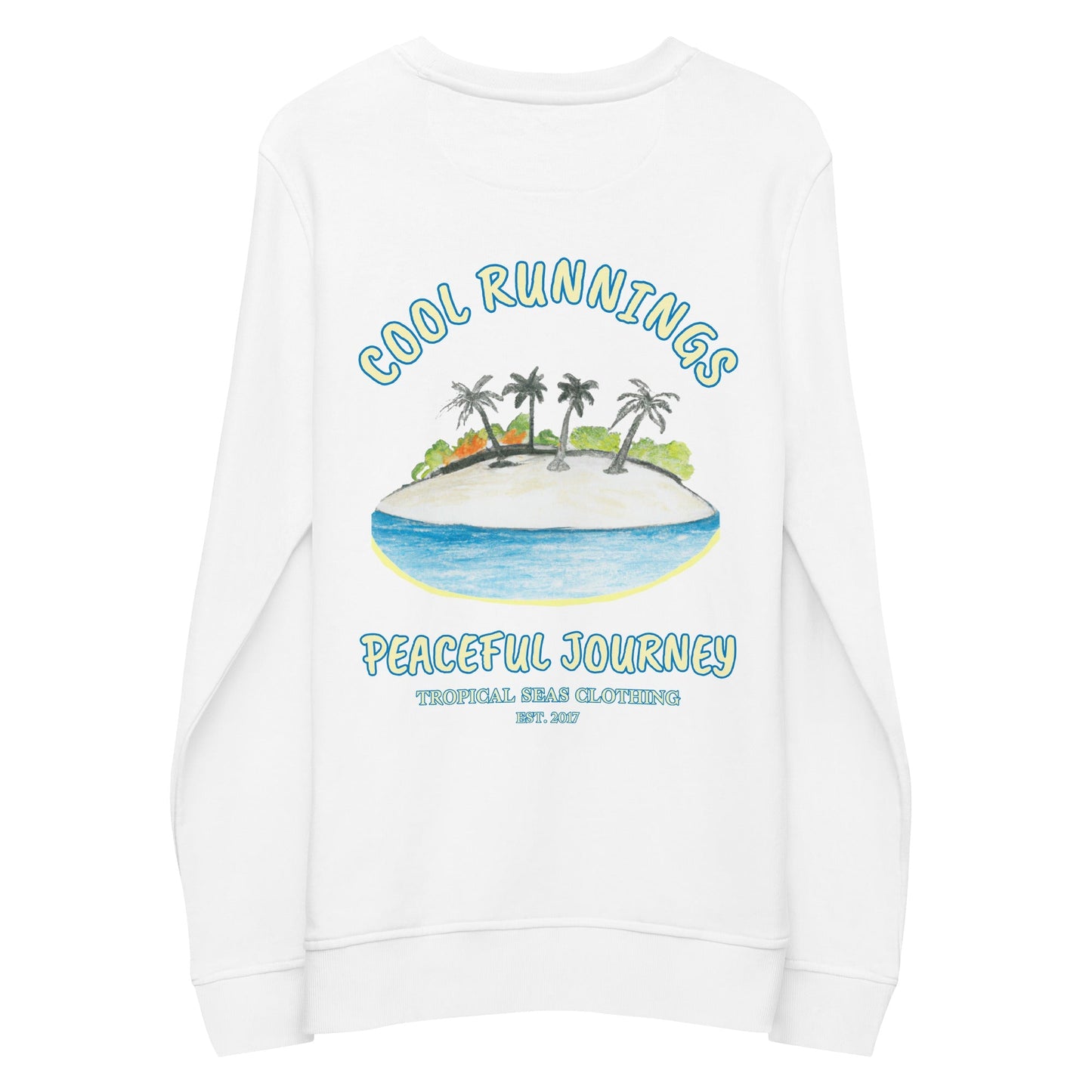 cool runnings organic sweatshirt by tropical seas clothing