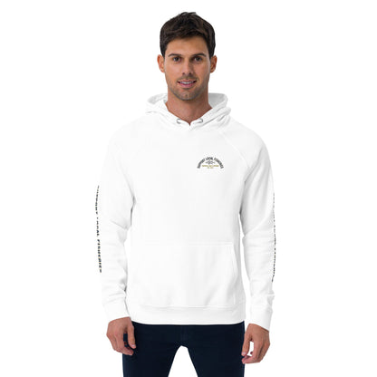 Men's Support Local Fisheries Tuna Eco Raglan Hoodie by Tropical Seas Clothing