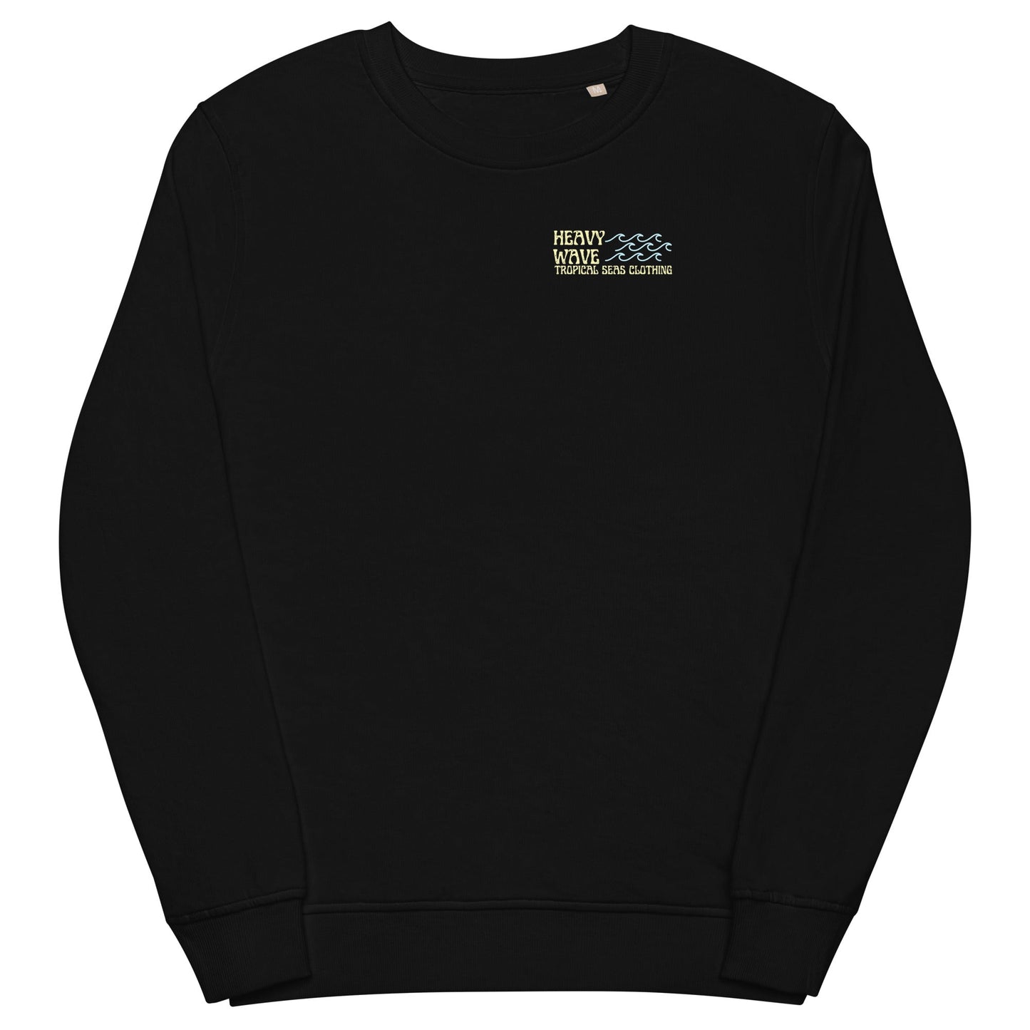 men's heavy wave energy organic sweatshirt by tropical seas clothing