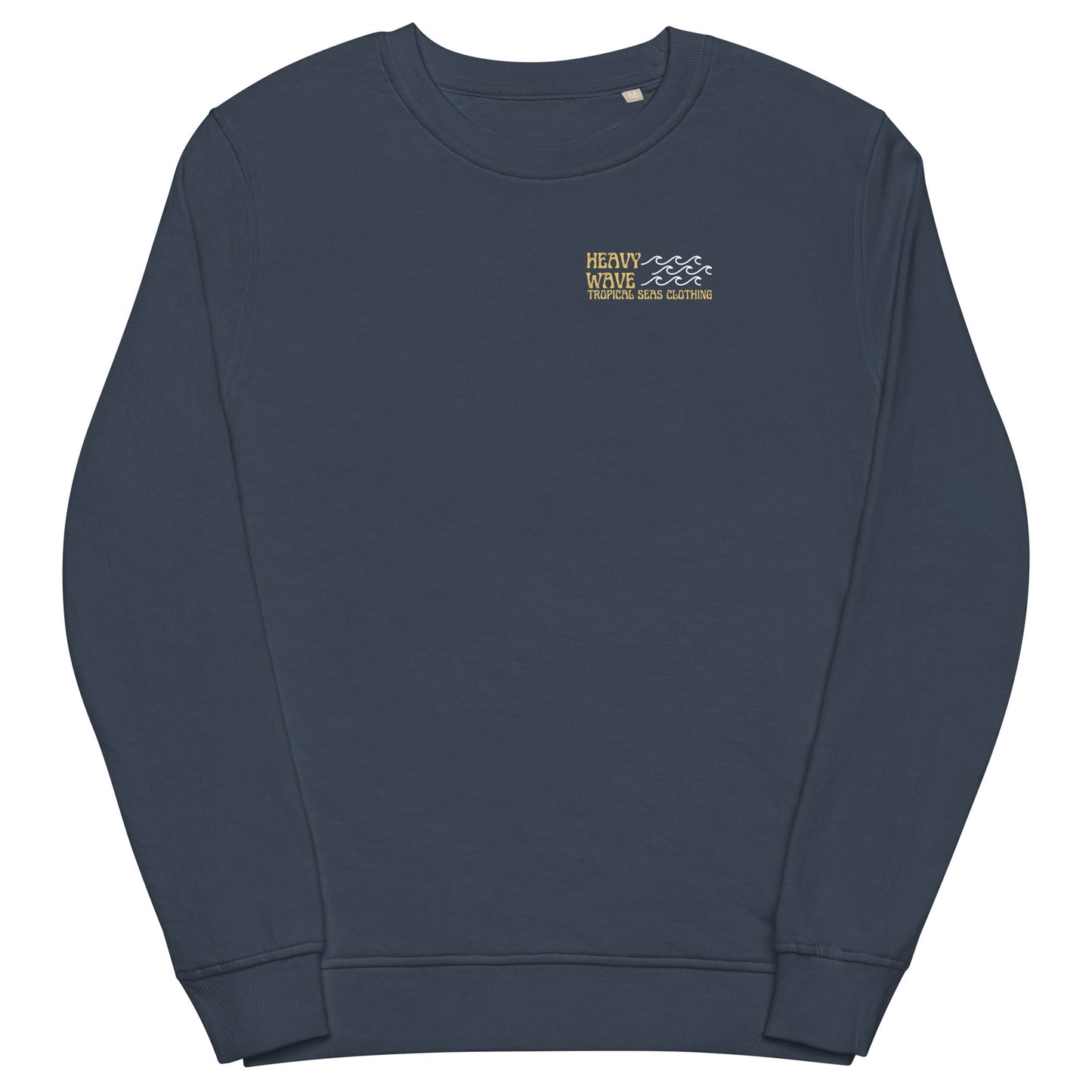 men's heavy wave energy organic sweatshirt by tropical seas clothing