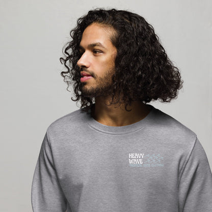 Men's Heavy Wave Energy Organic Sweatshirt by Tropical Seas Clothing