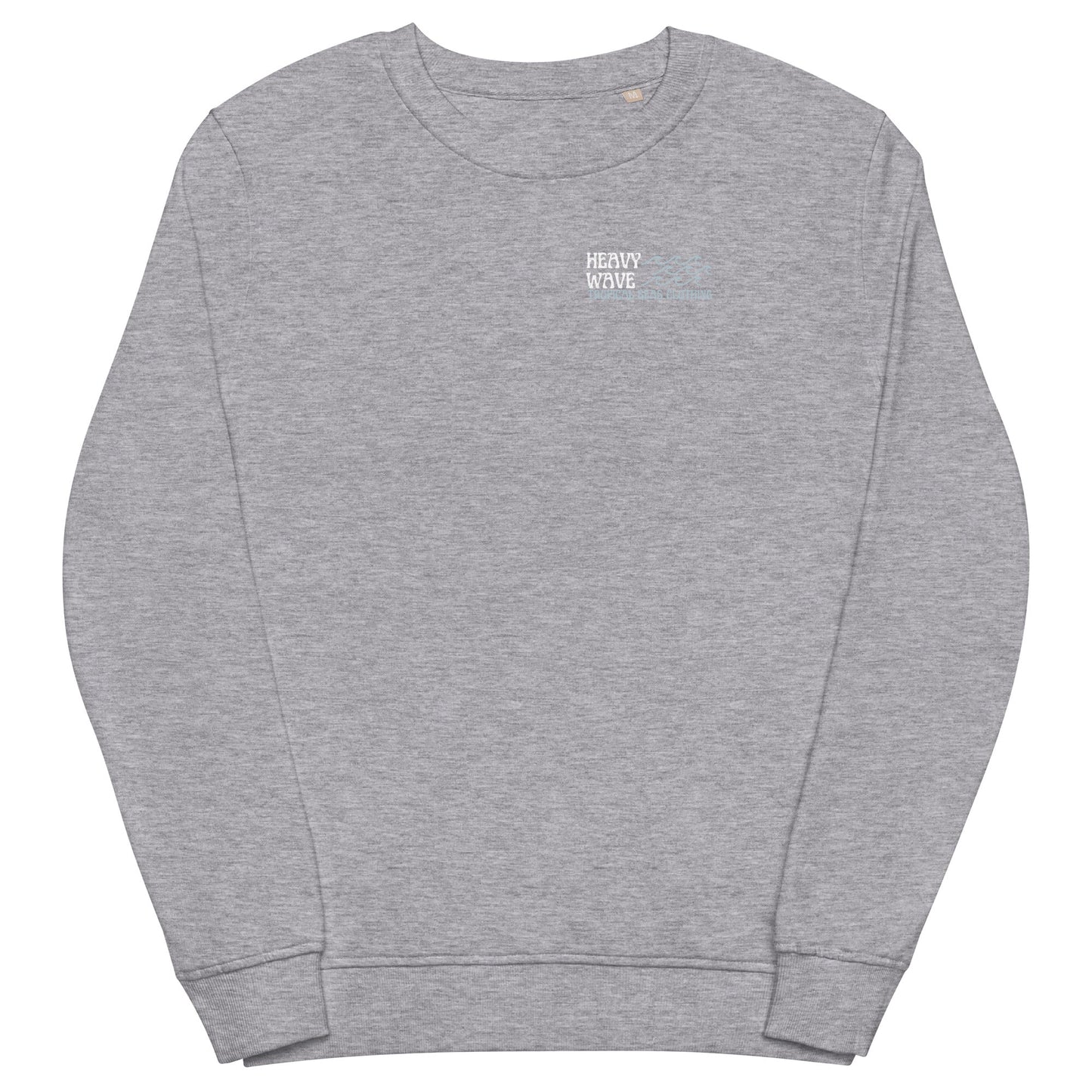 men's heavy wave energy organic sweatshirt by tropical seas clothing