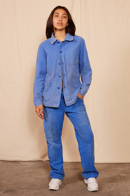 80's Reworked Vintage Euro Workwear Patched Pant by People of Leisure