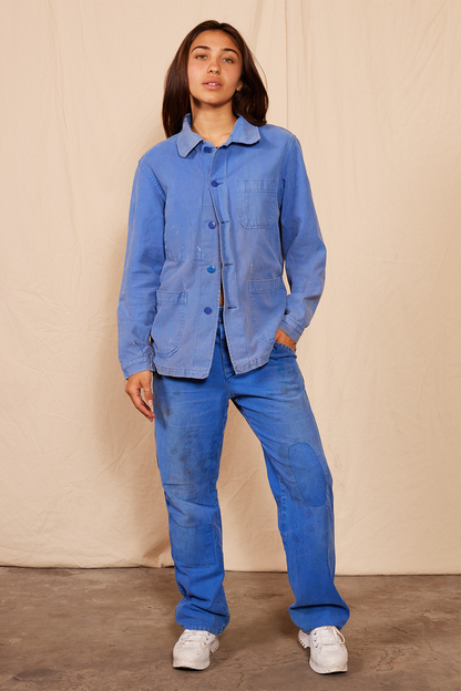 1960's Vintage Unisex Workwear Blue Jacket by People of Leisure