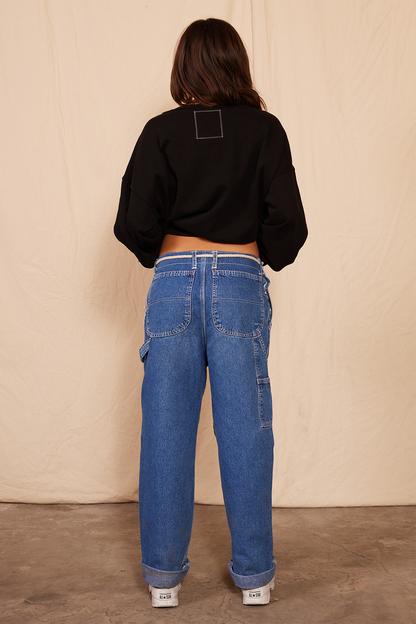 Vintage Low Rise Tie Jeans by People of Leisure