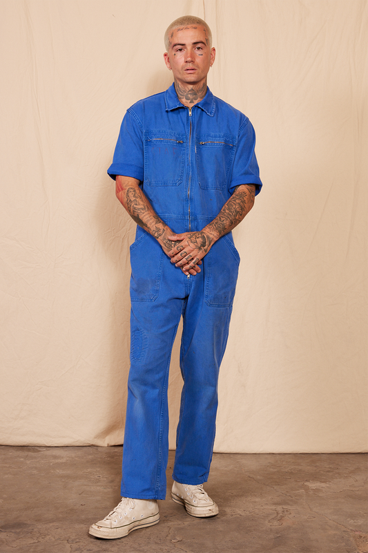 80's Reworked Vintage Moran's Coverall Jumpsuit by People of Leisure