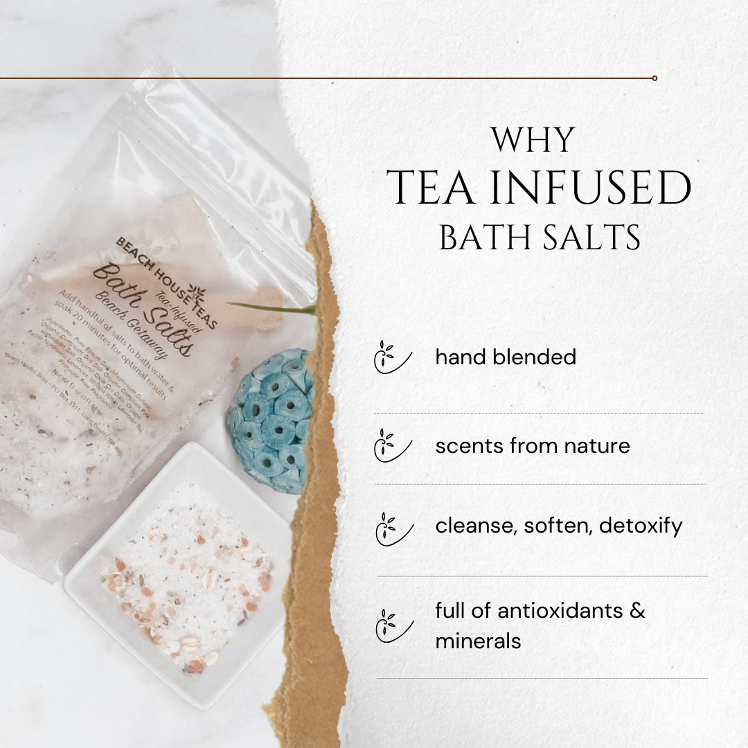 northwest adventures tea-infused foot soak salts by beach house teas